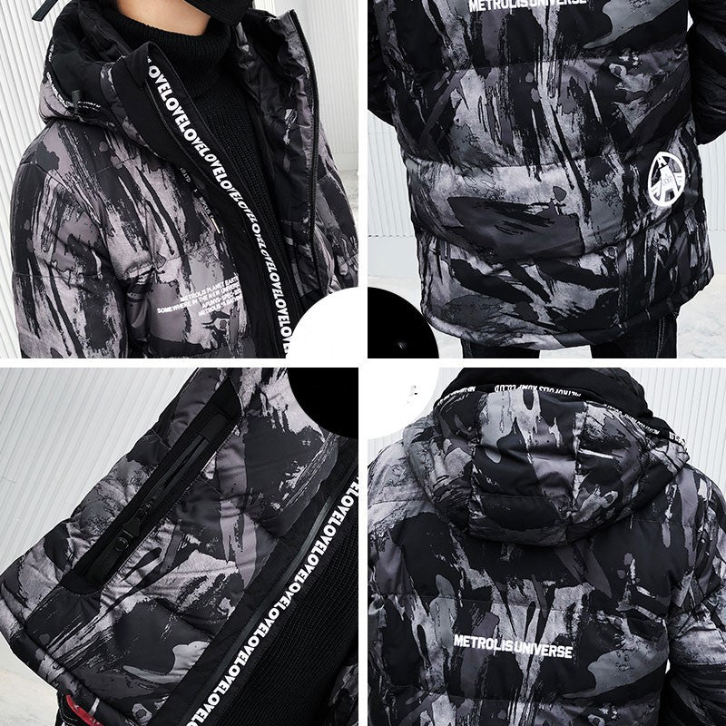Unleash Your Adventurous Spirit with the Camouflage Cotton Padded Jacket