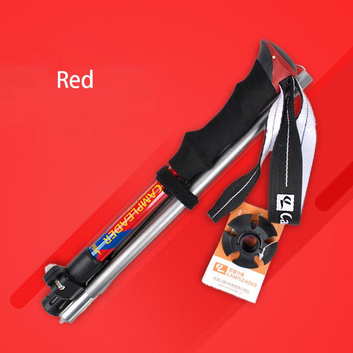Unleash Your Outdoor Adventures with Our Lightweight 5-Section Folding Trekking Pole