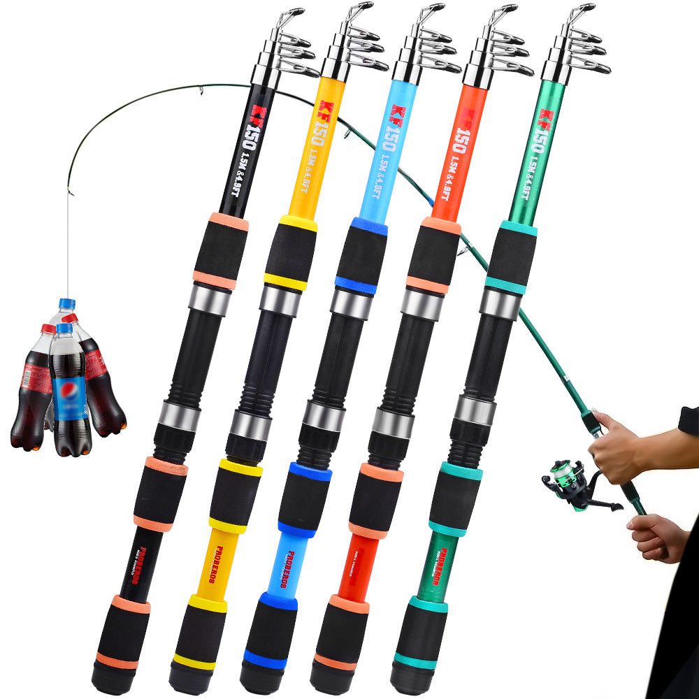 Unleash Your Fishing Potential with the Tossing Casting Rods Fishing Wheel Combination Suit
