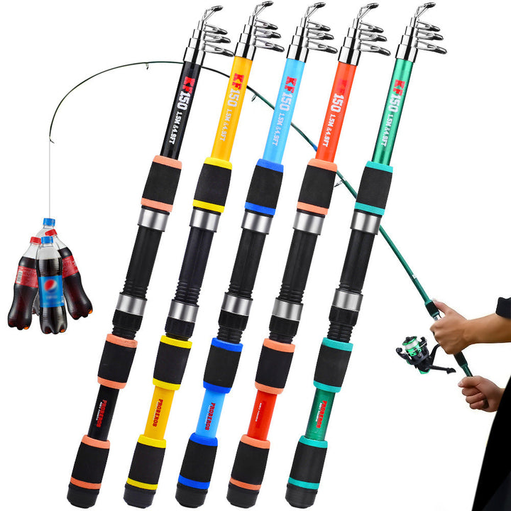 Unleash Your Fishing Potential with the Tossing Casting Rods Fishing Wheel Combination Suit