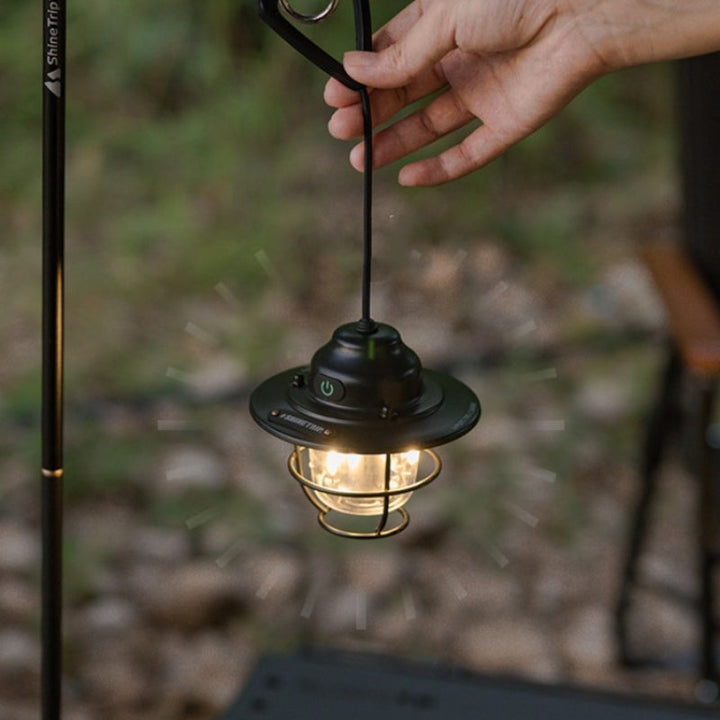 Illuminate Your Outdoor Adventures with the Shanqu Outdoor Camping Lantern Pine Cone Lamp Chandelier