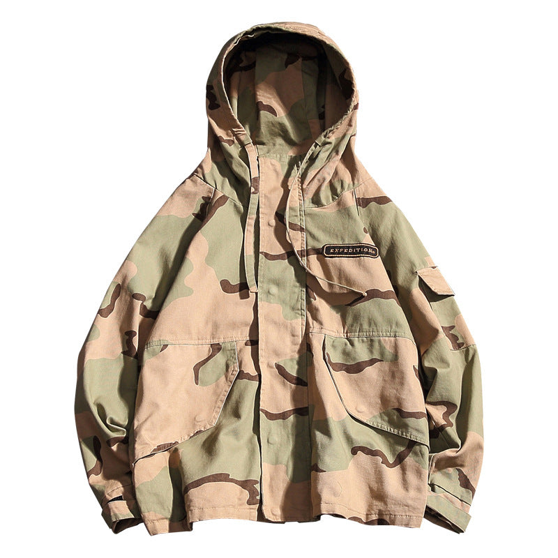 Discover the Stylish Camouflage Workwear Tooling Jacket