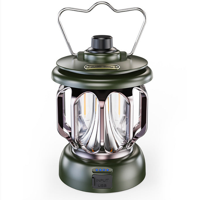 Illuminate Your Adventures with the Outdoor Camping Light LED Retro Horse Lantern