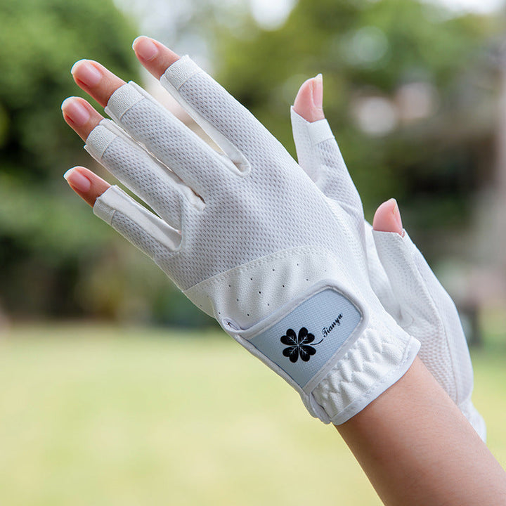 Women's Breathable Golf Gloves — Non-Slip Grip Gloves for Summer & All-Weather Play