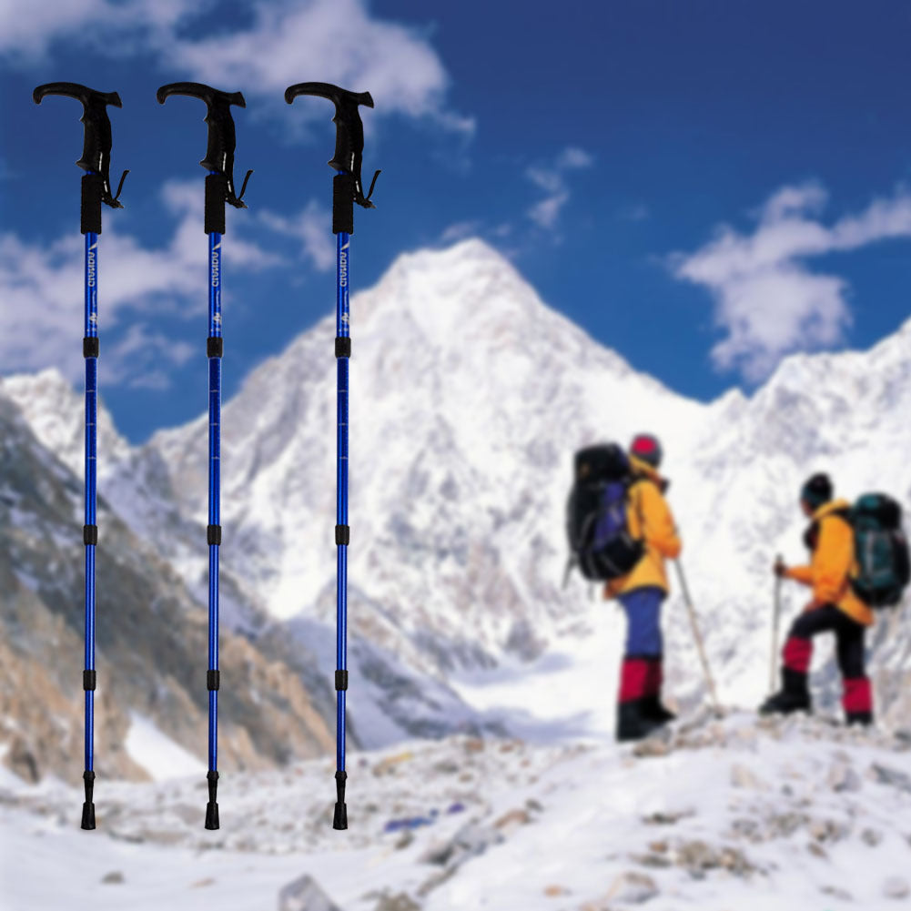 Retractable Aluminum Alloy Professional Trekking Pole