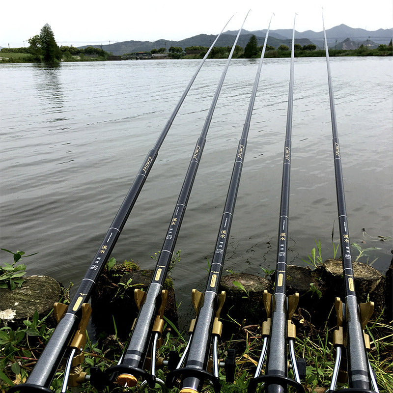 Carbon Short-section Stream Carp Hand Rod For Platform Fishing