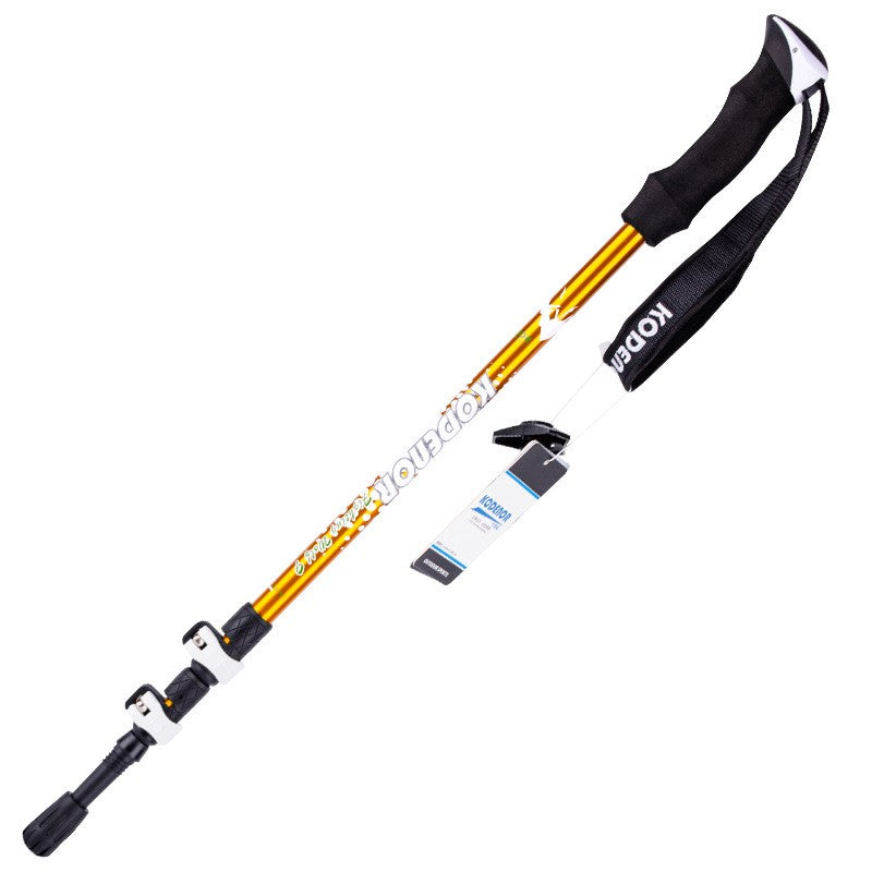 Aluminum Alloy Straight Handle Trekking Pole