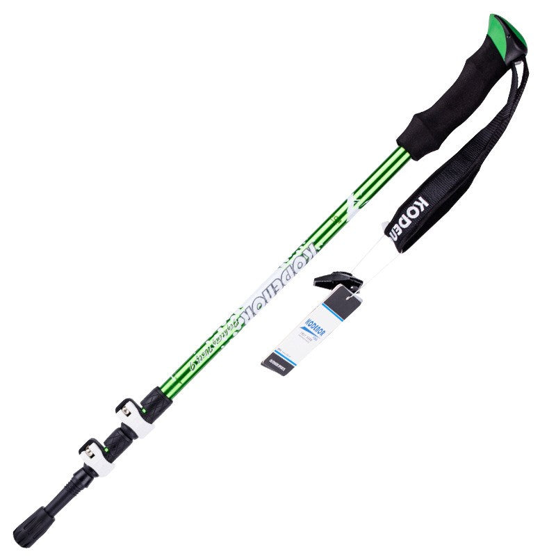 Aluminum Alloy Straight Handle Trekking Pole