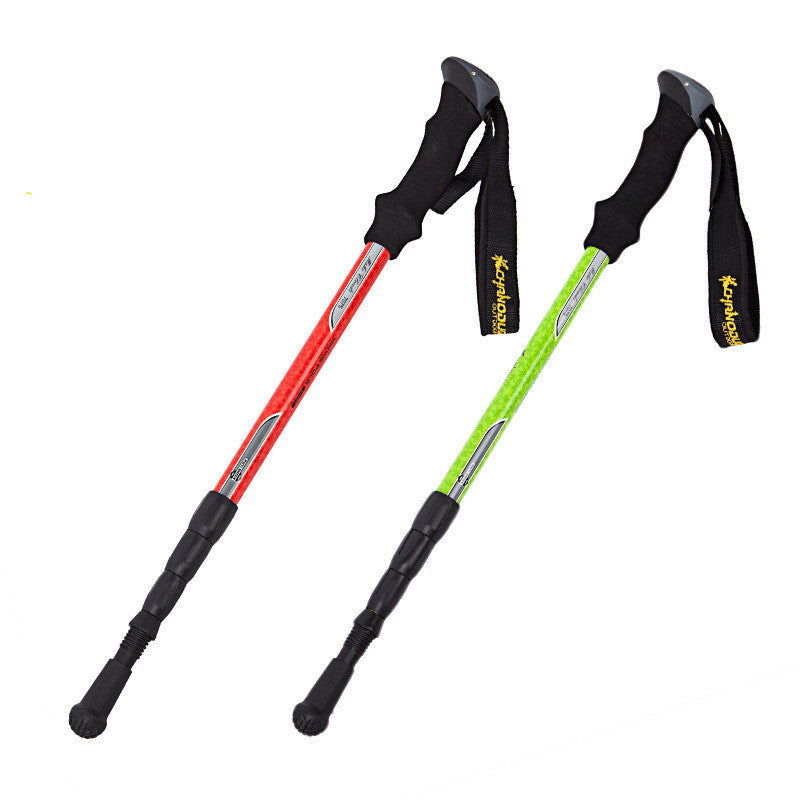 Four Section Telescopic Lightweight Trekking Pole