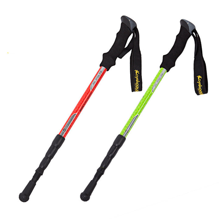 Four Section Telescopic Lightweight Trekking Pole
