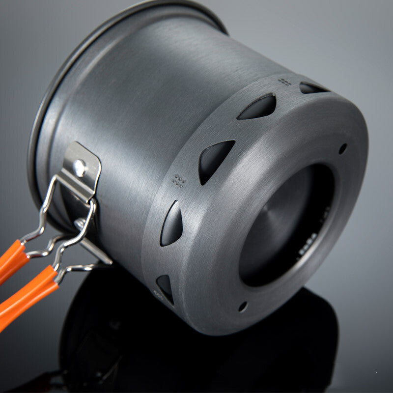 Heat Collecting Camping Single Pot Cookware