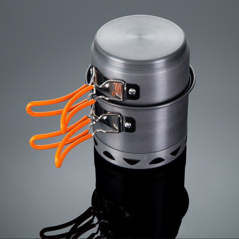 Heat Collecting Camping Single Pot Cookware