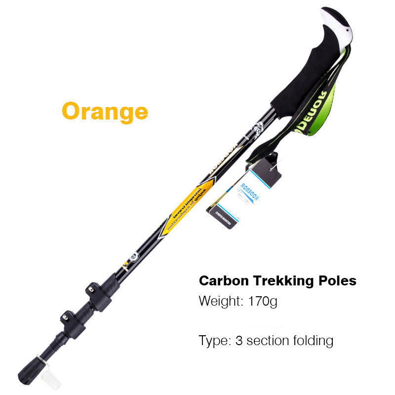 Multifunctional Carbon Fiber Folding Trekking Pole