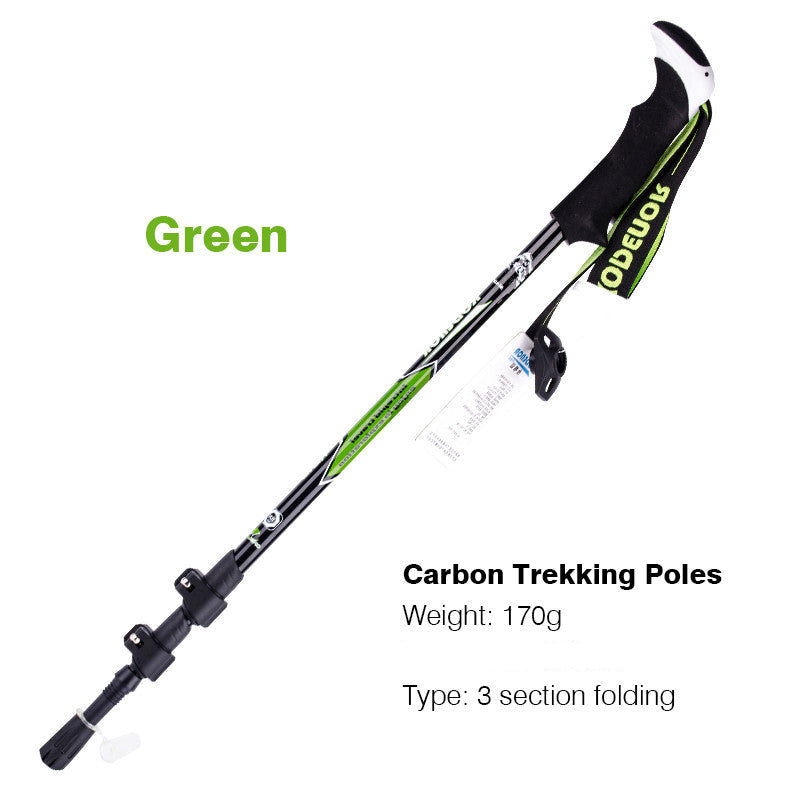 Multifunctional Carbon Fiber Folding Trekking Pole