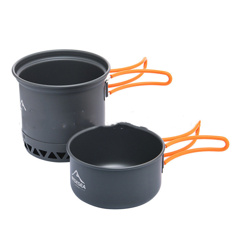 WideSea Camping Cookware Set Outdoor Travel Pot And Utensils