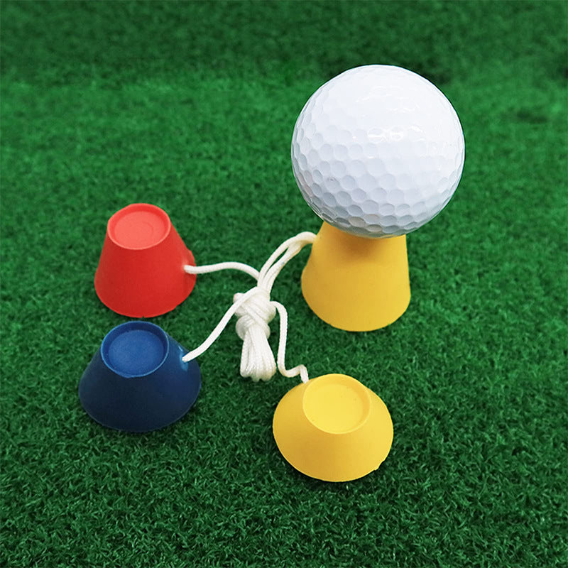 Knight Peak Golf Rubber Tee Holder for Perfect Ball Placement