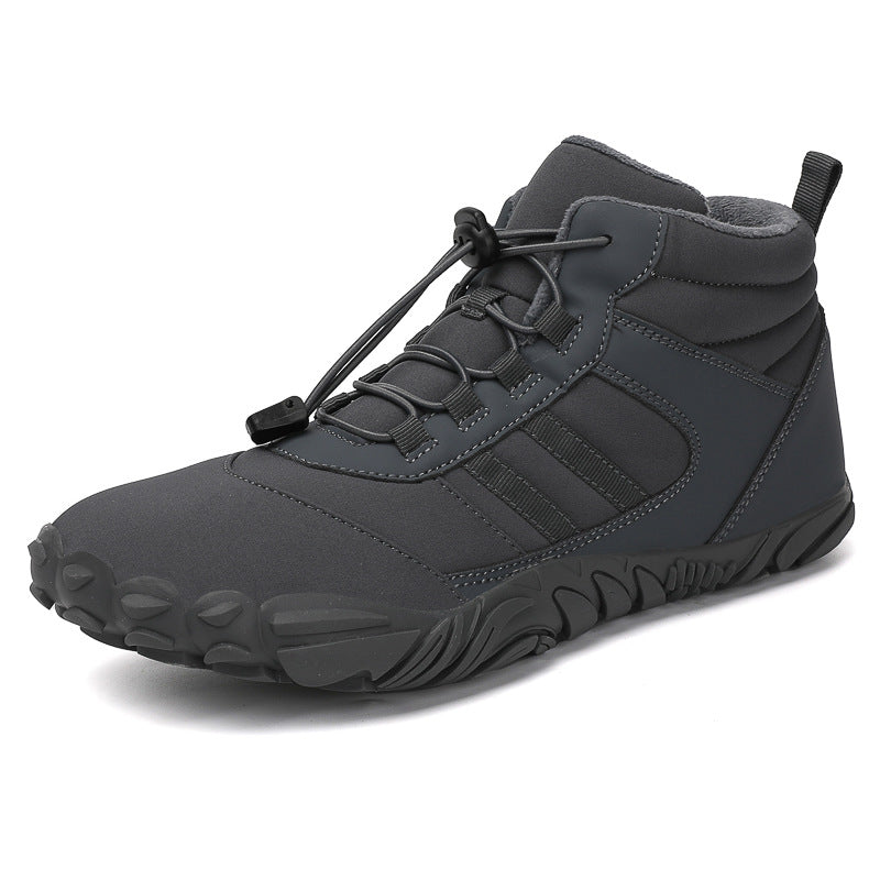 High Top Waterproof Snow Hiking Boots Warm Fleece Non Slip