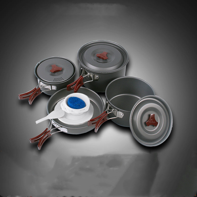 Camping Picnic Cookware And Pot Set