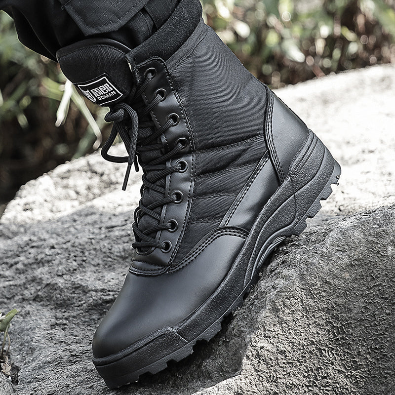 Men's Desert Combat Hiking Boots — Lightweight Tactical Outdoor Shoes for Trail & Field