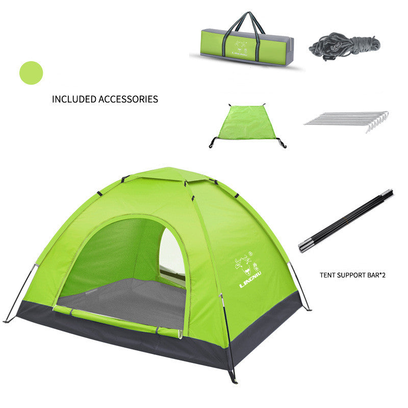 Single Layer Camping Tent For Beach Outdoor Use