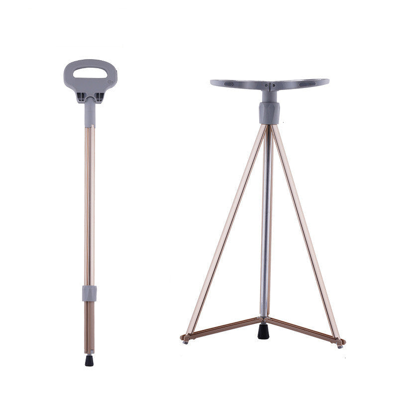 Multifunctional Aluminum Alloy Folding Trekking Pole