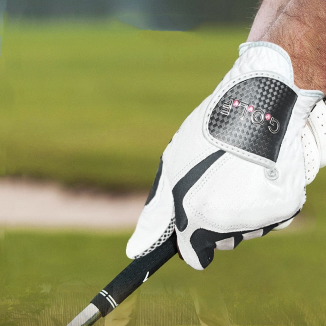 Men's Breathable Golf Gloves — Non-Slip Microfiber Grip Gloves for All Weather Play