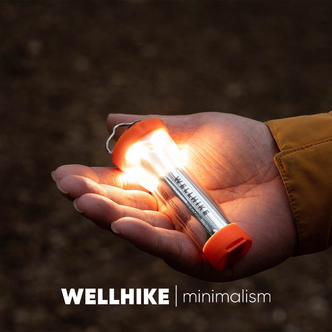 Outdoor Camping Flashlight With An Incandescent Bulb