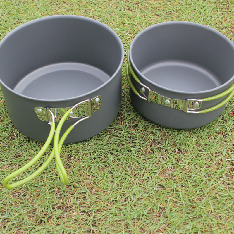 Portable Non Stick Camping Cookware Set For 2-3 People