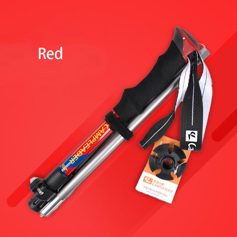Lightweight 5-Section Folding Trekking Pole External Lock
