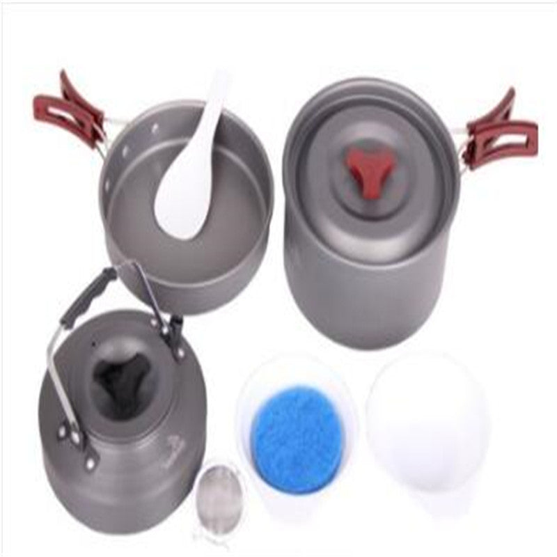 Camping Picnic Cookware And Pot Set