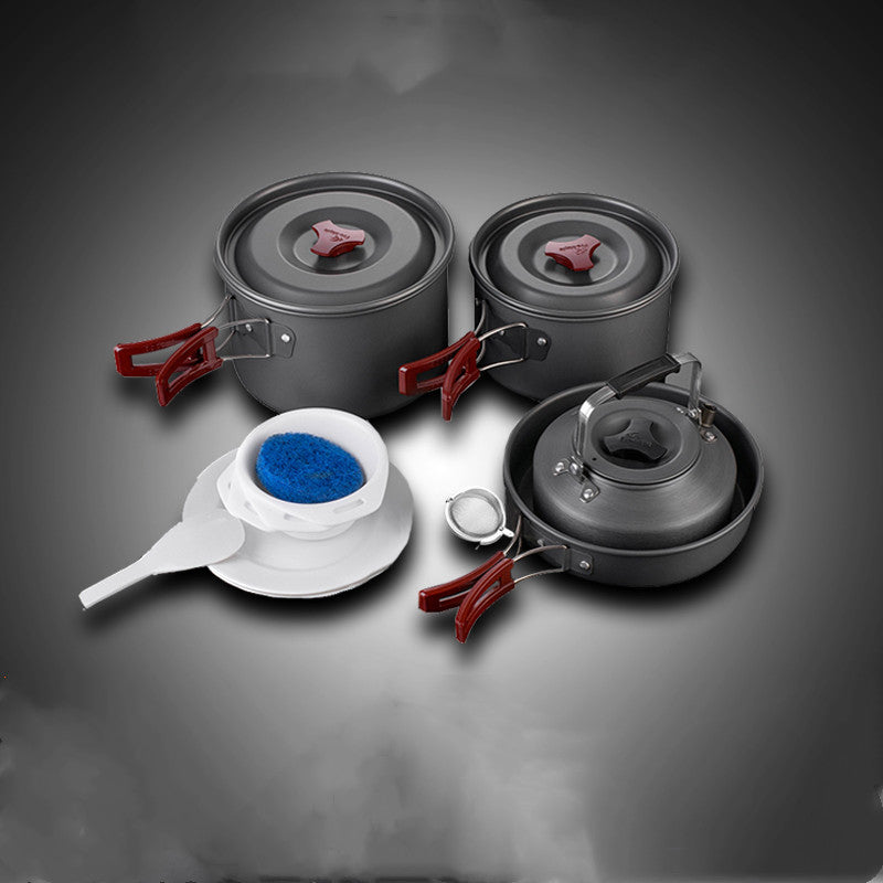 Camping Picnic Cookware And Pot Set