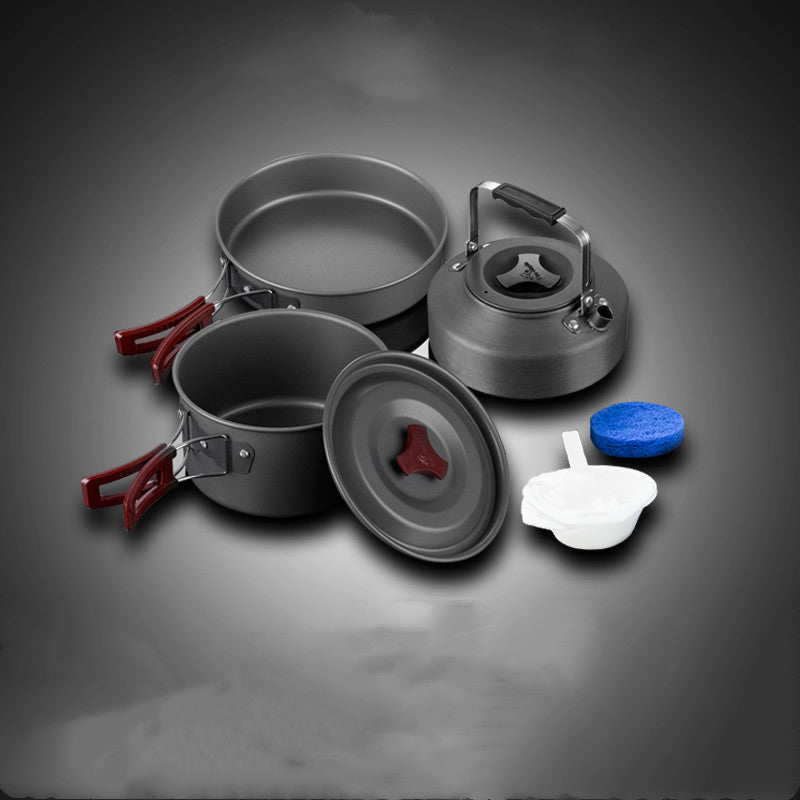 Camping Picnic Cookware And Pot Set