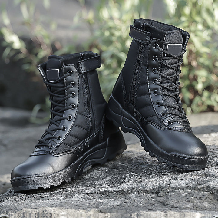 Men's Desert Combat Hiking Boots — Lightweight Tactical Outdoor Shoes for Trail & Field