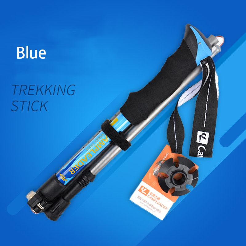 Lightweight 5-Section Folding Trekking Pole External Lock