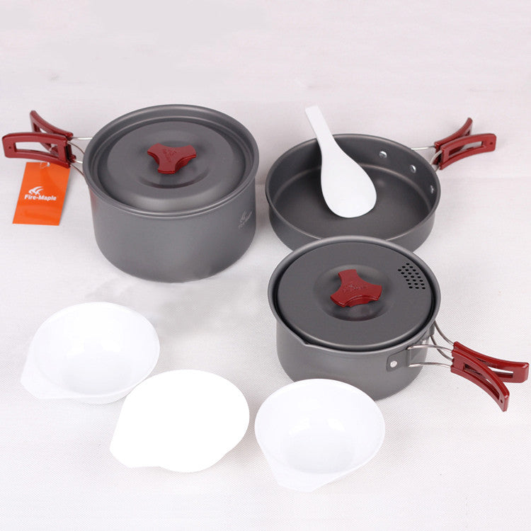 Camping Picnic Cookware And Pot Set
