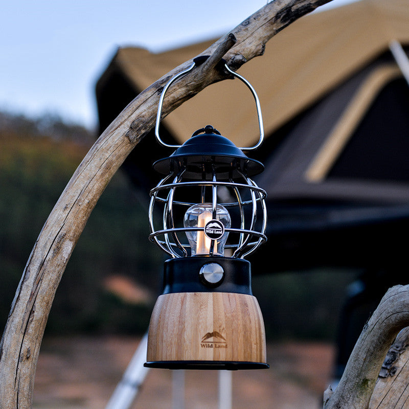 Retro Portable Lantern for Camping and Outdoor Adventures