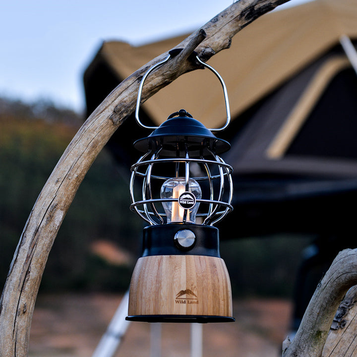 Retro Portable Lantern for Camping and Outdoor Adventures