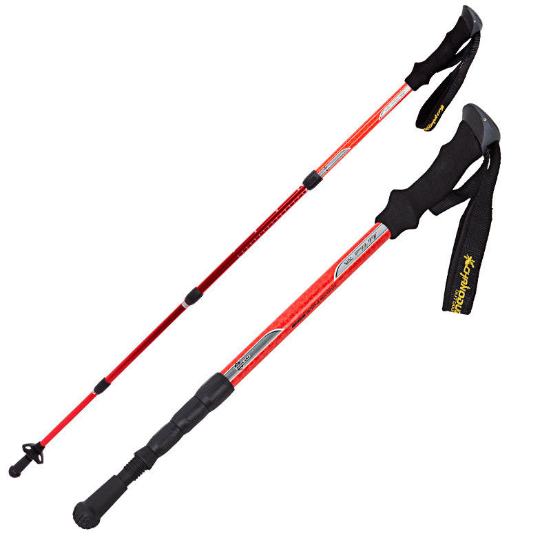 Four Section Telescopic Lightweight Trekking Pole