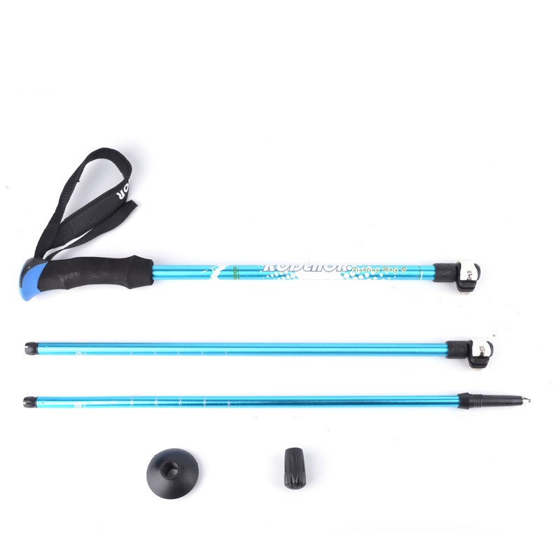 Aluminum Alloy Straight Handle Trekking Pole