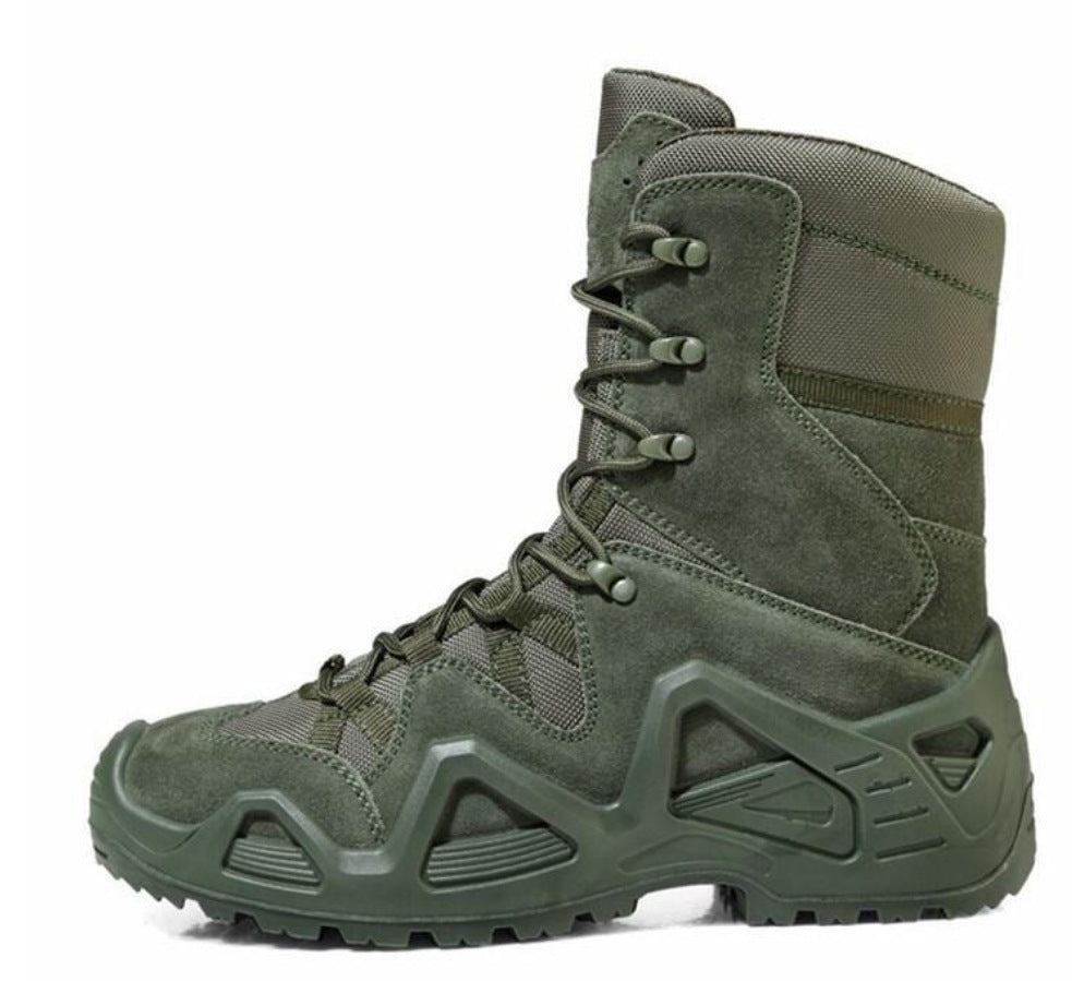 Mid High Top Military Style Hiking Combat Boots