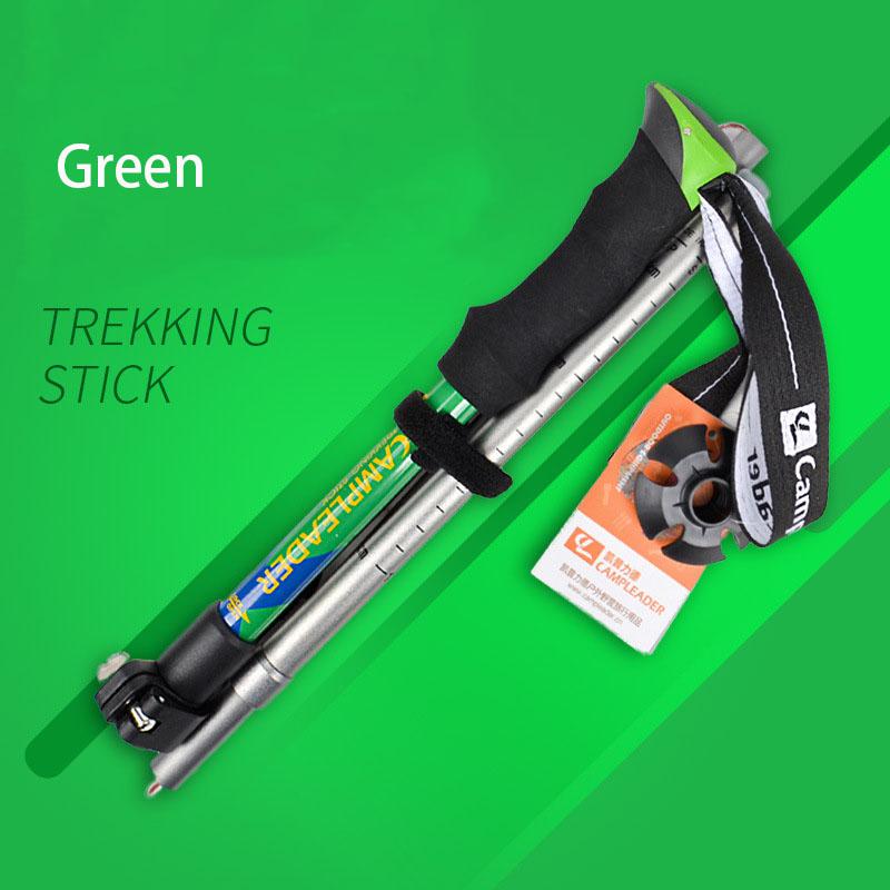 Lightweight 5-Section Folding Trekking Pole External Lock