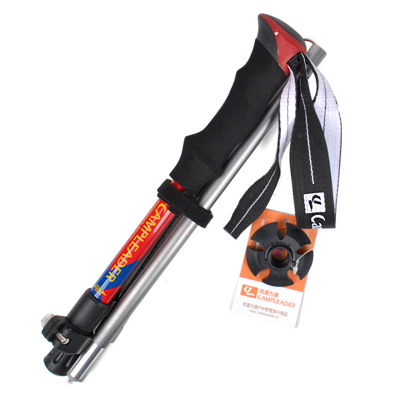 Lightweight 5-Section Folding Trekking Pole External Lock