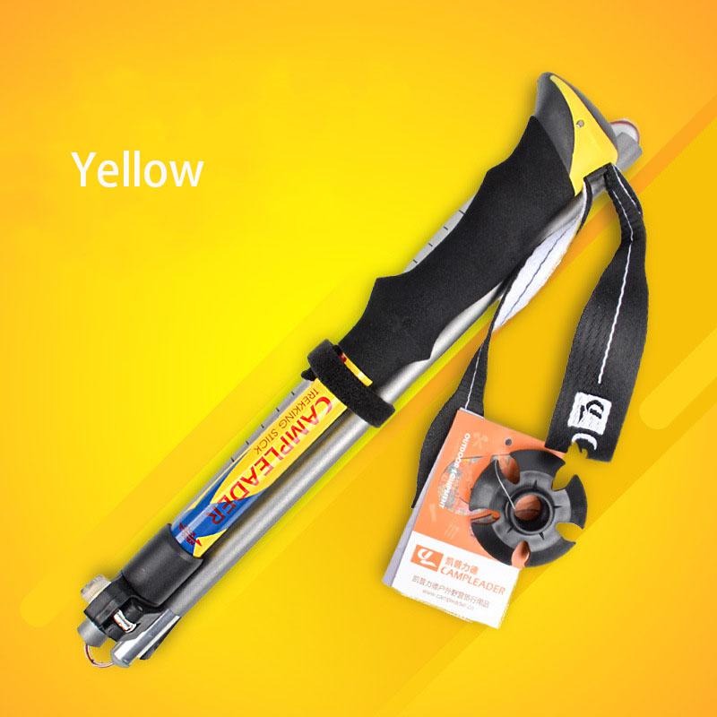 Lightweight 5-Section Folding Trekking Pole External Lock