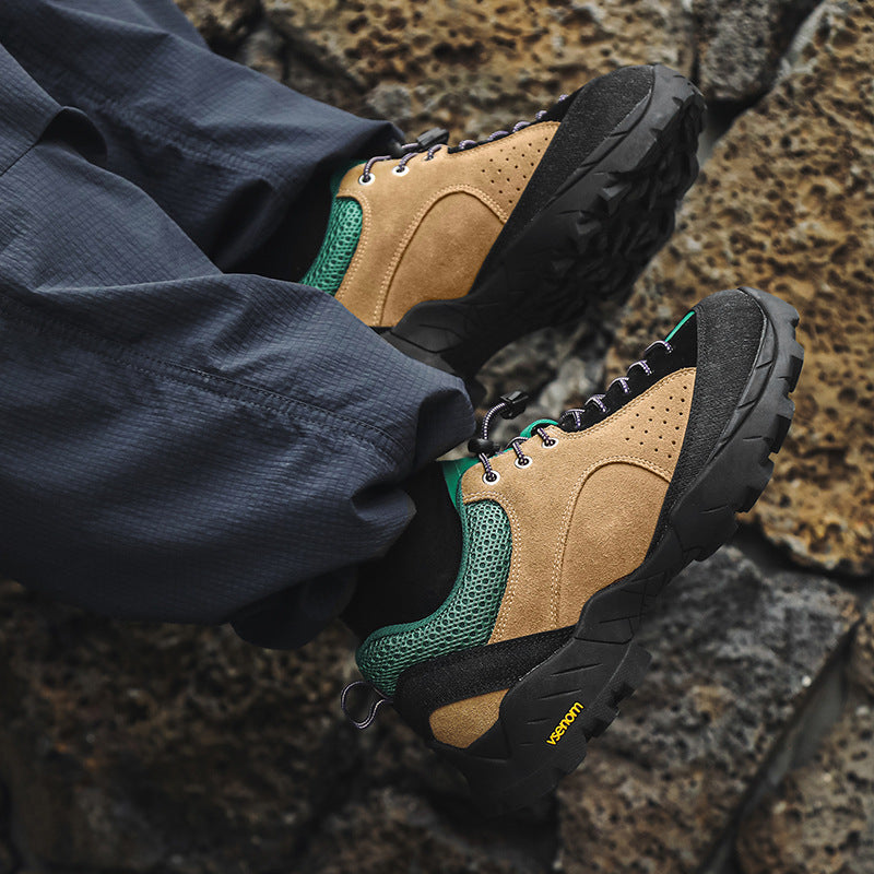 Leather Outdoor Hiking And Mountaineering Boots