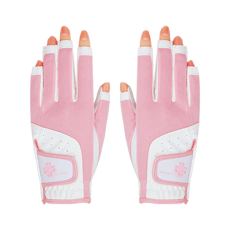 Women's Breathable Golf Gloves — Non-Slip Grip Gloves for Summer & All-Weather Play