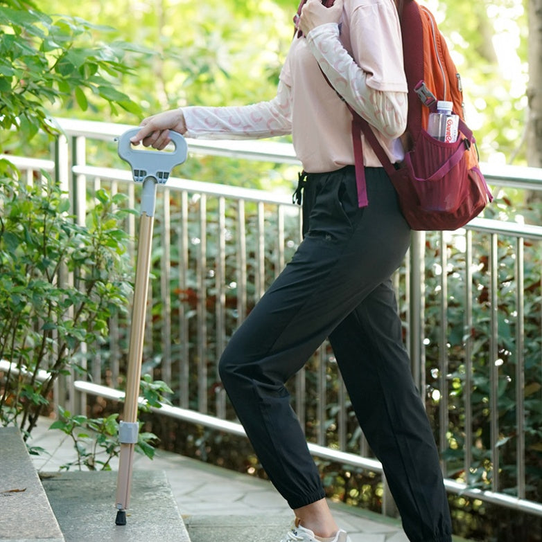 Multifunctional Aluminum Alloy Folding Trekking Pole