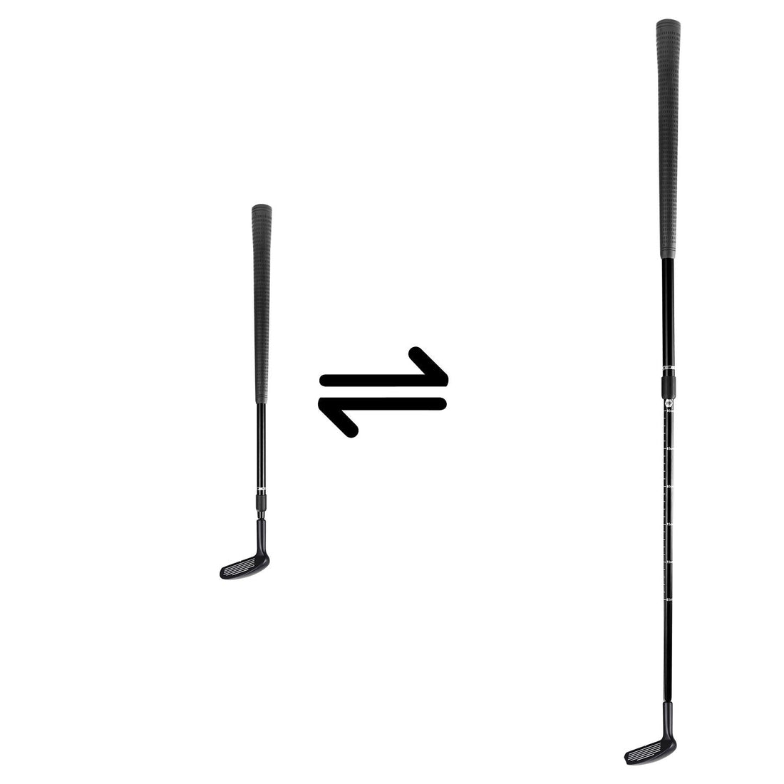 Double Sided Zinc Alloy Golf Telescopic Golf Club