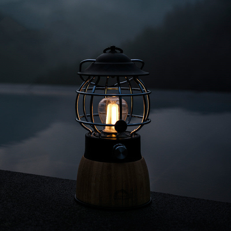 Retro Portable Lantern for Camping and Outdoor Adventures