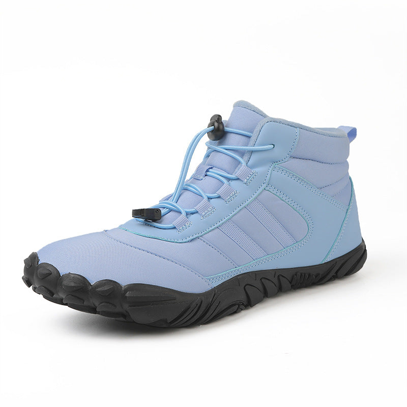High Top Waterproof Snow Hiking Boots Warm Fleece Non Slip