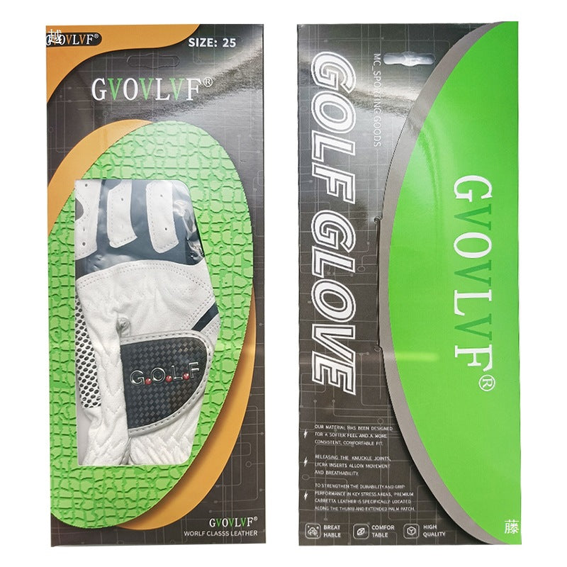 Men's Breathable Golf Gloves — Non-Slip Microfiber Grip Gloves for All Weather Play